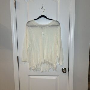 Cato Women’s Top Large Coastal Boxy